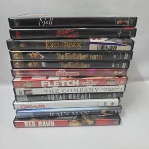 Lot Of 11 Old School Classic Movies DVD 70's, 80's, 90's Gremlins Rainman ++